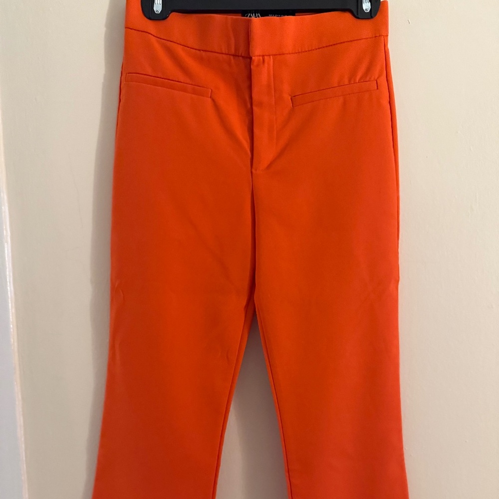 Orange Zara Pants